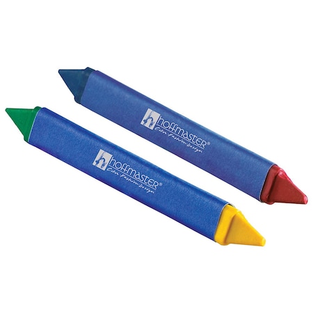 Hoffmaster Crayons, Red, Blue, Green, Yellow, PK2 120813